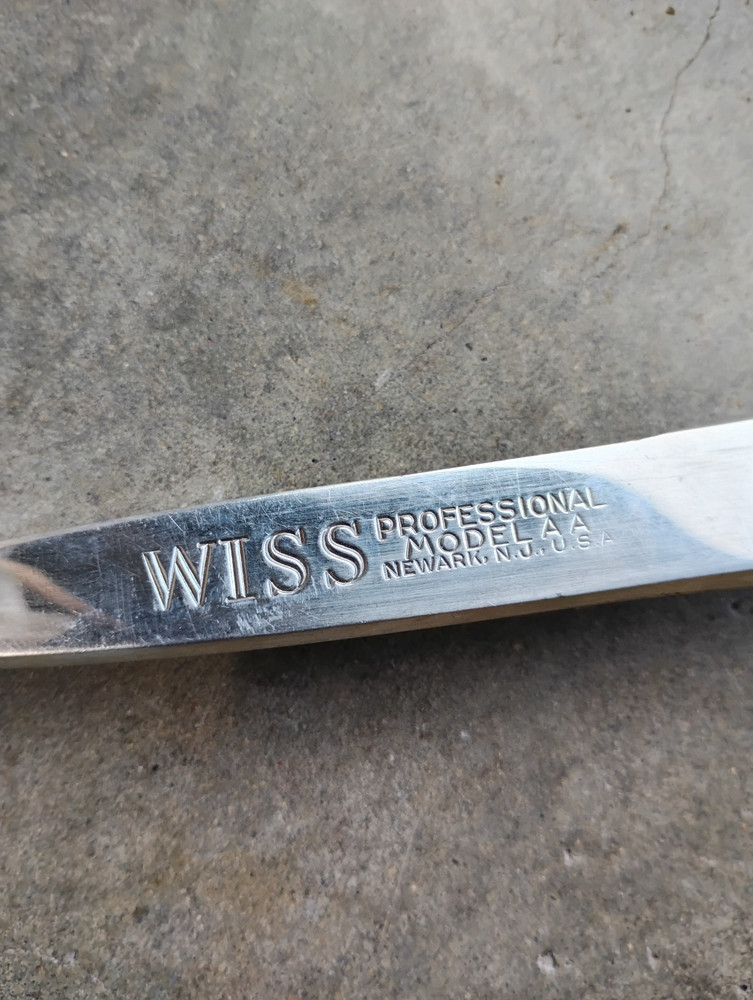 Wiss Pinking Shears Sscissors Zigzag Pattern Model AA