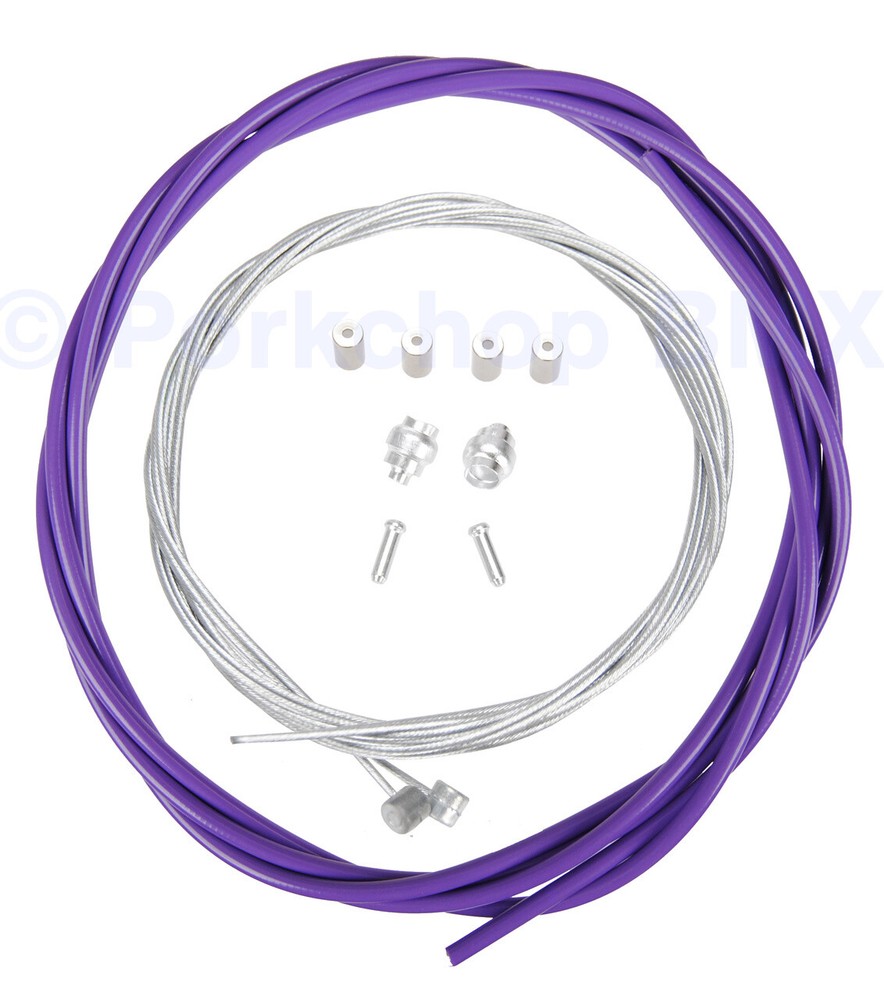 Basic Bicycle Brake Cable Kit for BMX/MTB - PURPLE