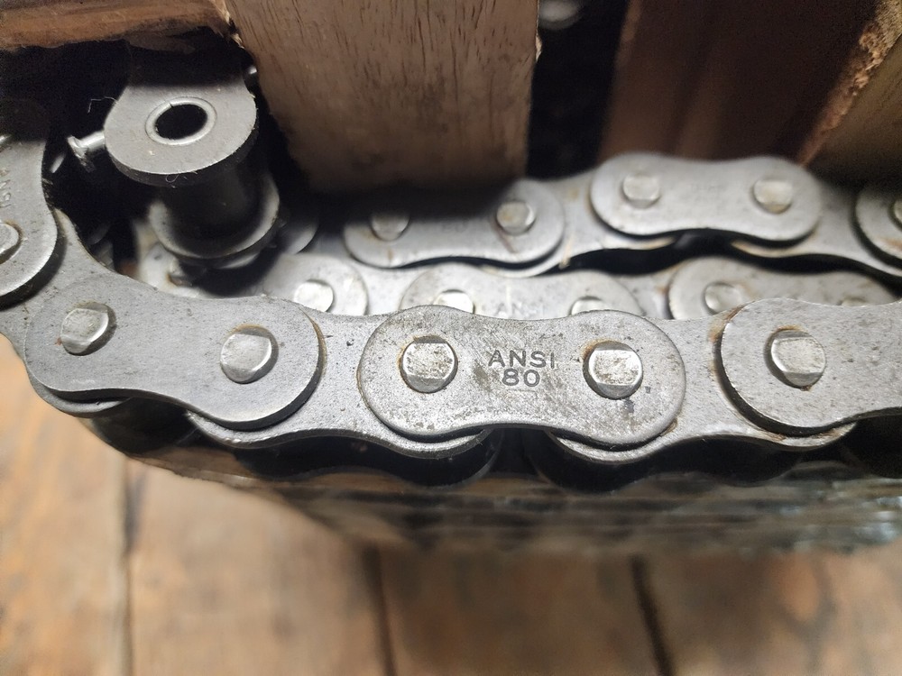 Unbranded Chain ANSI 80-1 Roller Chain Approx. 50FT. Spool