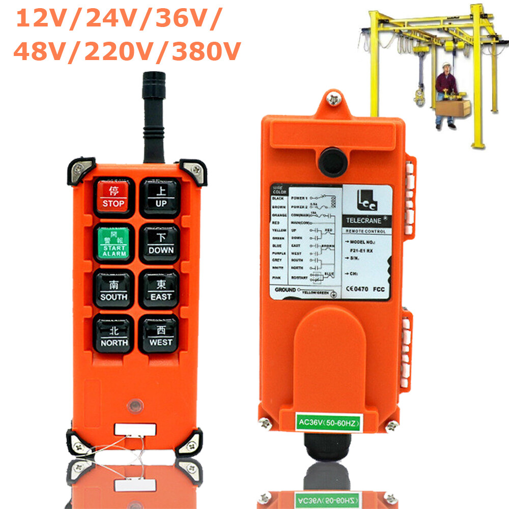 F21-E1B Hoist Crane Radio Lifting Wireless Remote Control Transmitter+Receiver