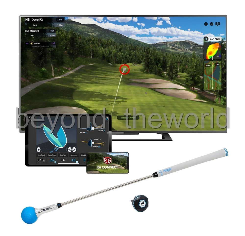 Phigolf 2 Smart Screen Golf Simulator Swing Trainer WGT E6 PHG-200 ⭐Tracking⭐
