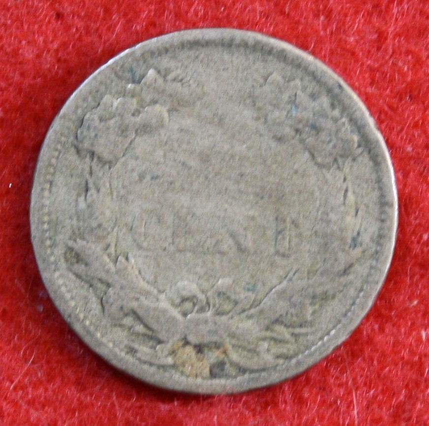 1858 Sm Letters Flying Eagle Cent Penny Coin FE107