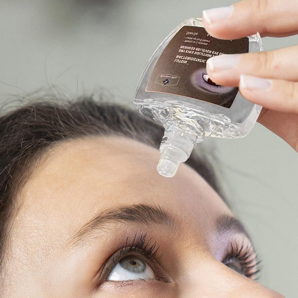 Bacteriostatic Solution, Dry Eves Solution 1% Redness Eye Reliever Drops B5T2