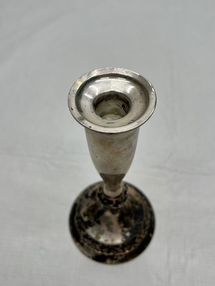 Vintage Sterling Silver Candlesticks Marked sterling