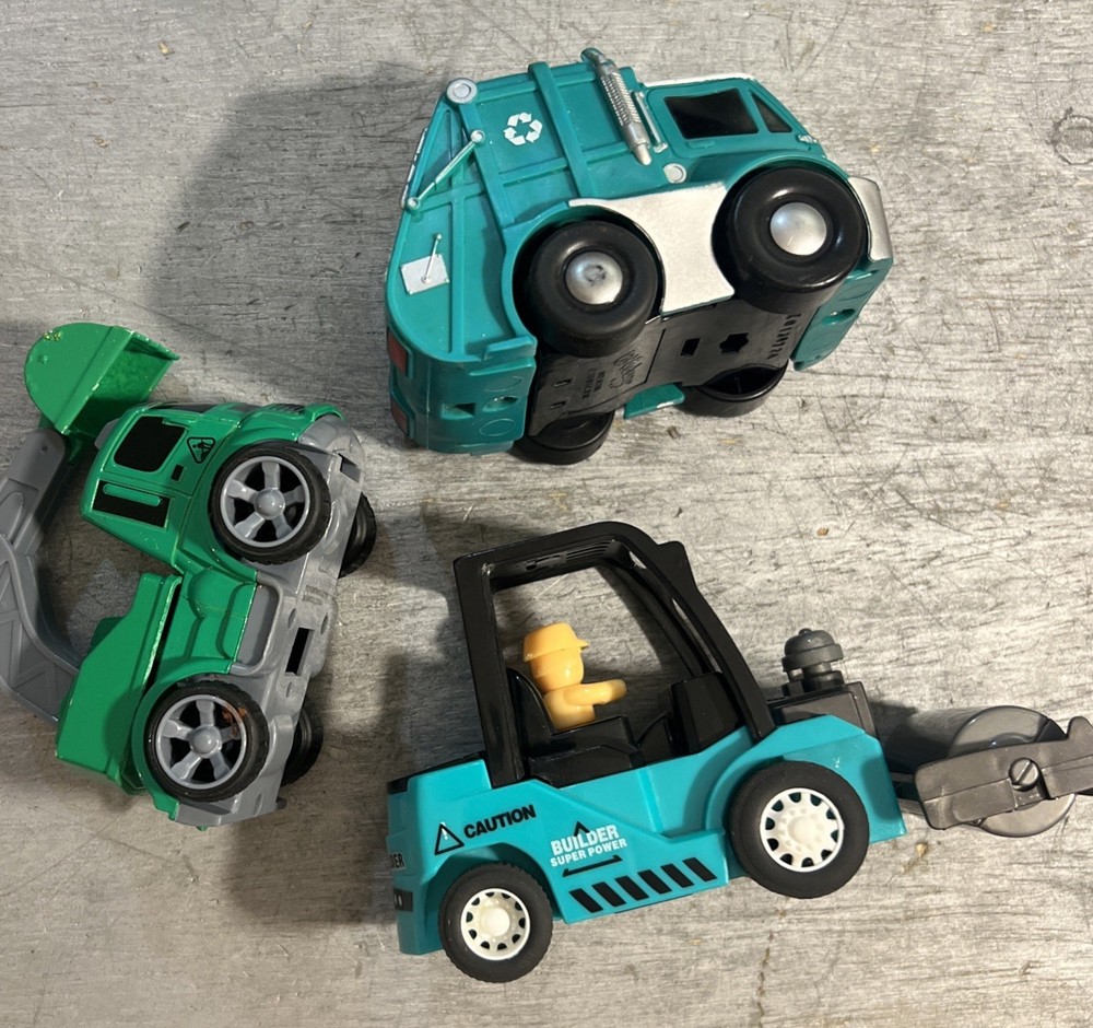 Builder Super Power Construction Roller Garbage Bucket Loader Truck Lot 3
