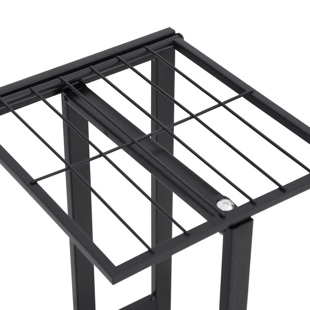 Plant Stand Black Metal Medium Plant Stand Rectangular