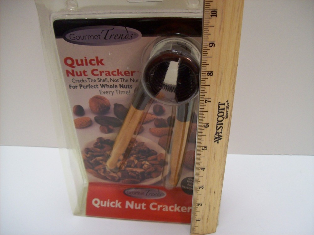 Nut Cracker- Heavy Duty Sheller - Handheld Quick - Whole Nuts - NEW/Sealed