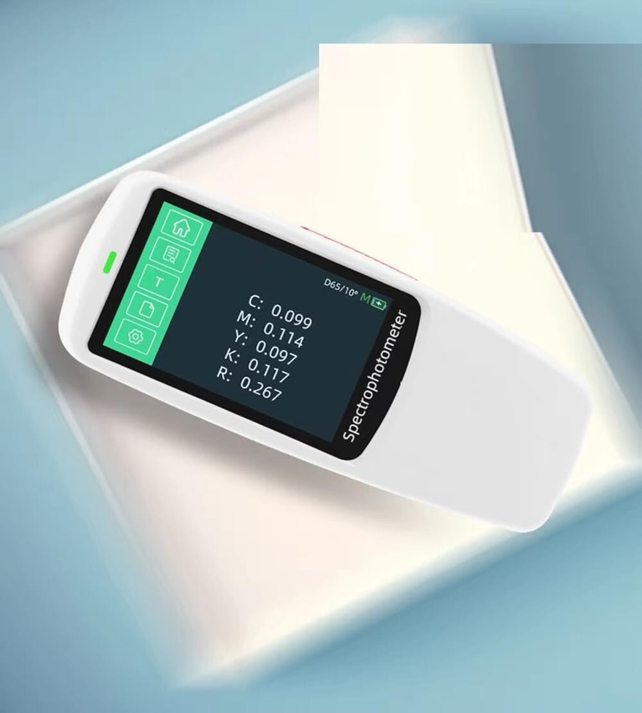 Color Densitometer Digital Color Density Meter with USB Bluetooth 5mm Caliber