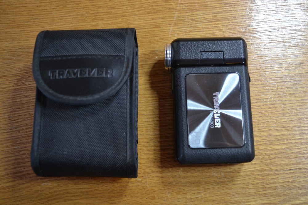 Traveler HD DV-5000 Camcorder Camera w/ Case Untested
