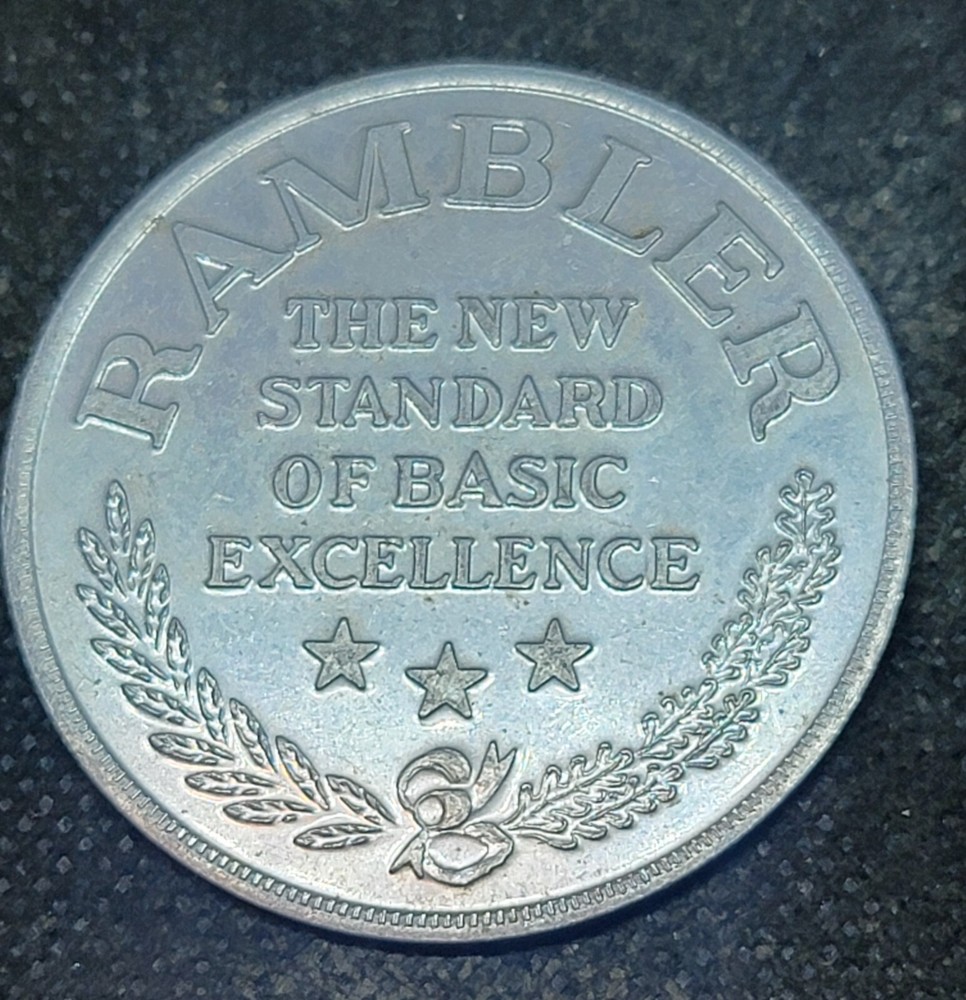 RAMBLER CAR 45mm TOKEN L1475