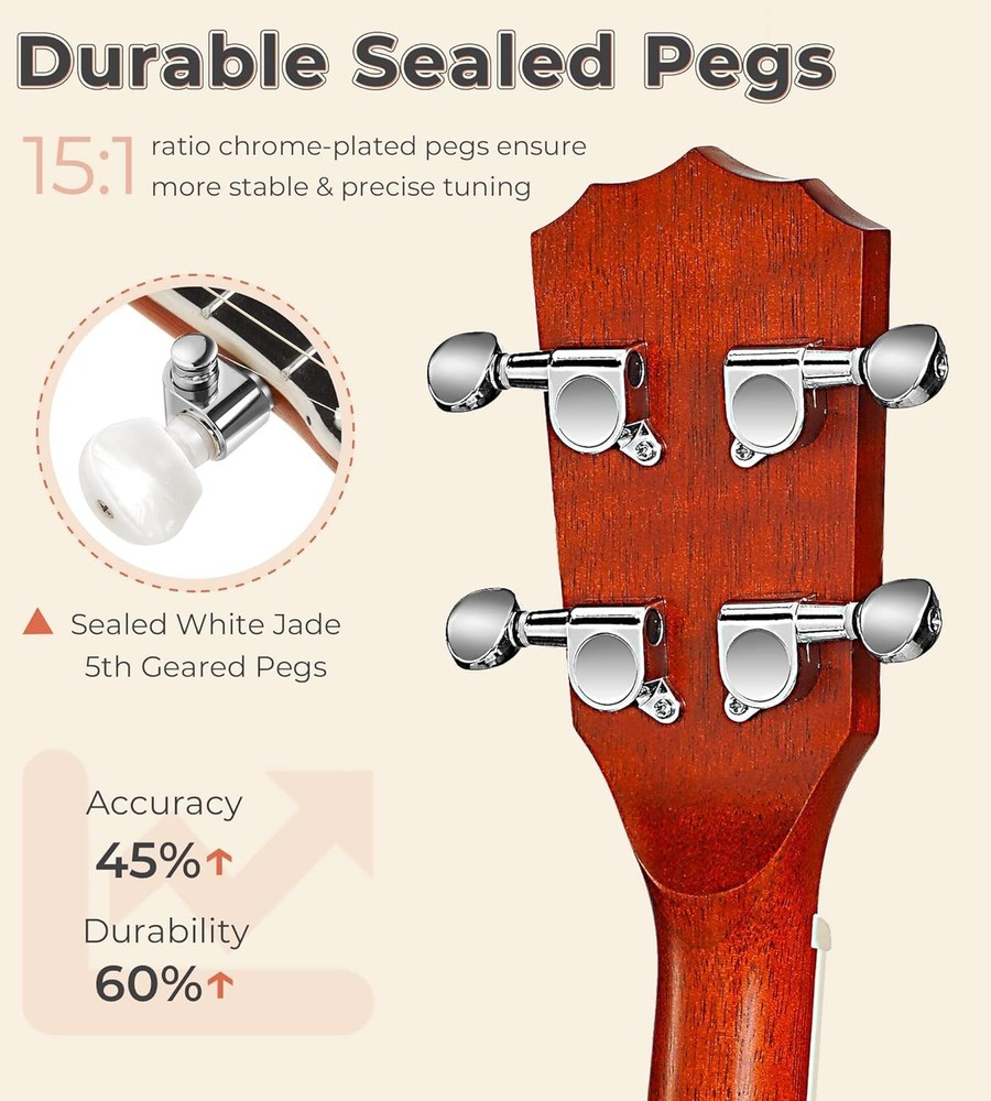 Portable Mini Banjo for Beginners with Comfortable Action