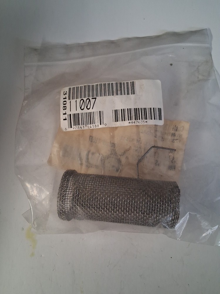 JUSTRITE 11007 Flame Arrestor, SS, Silver, 1-1/4"