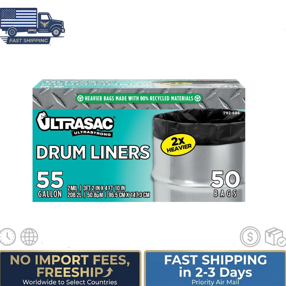 55 Gal. Drum Liner Trash Bags (50 Count)