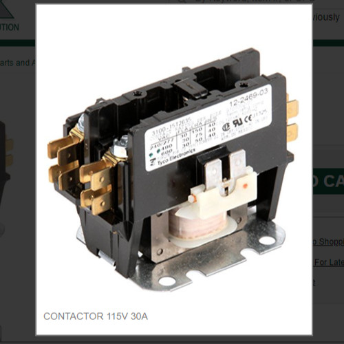 CONTACTOR 115V 30A  # 9101002-07