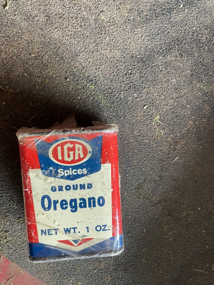vintage spice tin cans