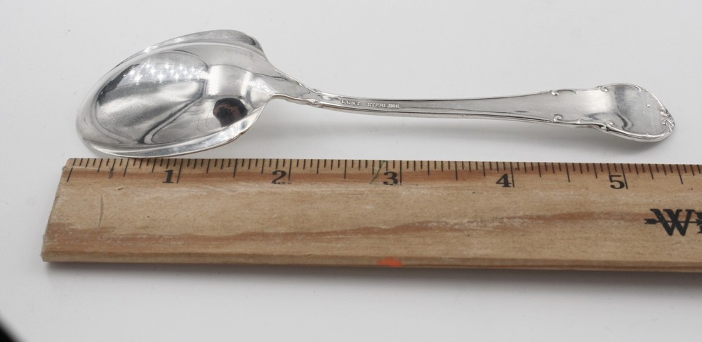 Lunt Sterling Silver Sugar Spoon Modern Victorian Pattern 5-7/8"