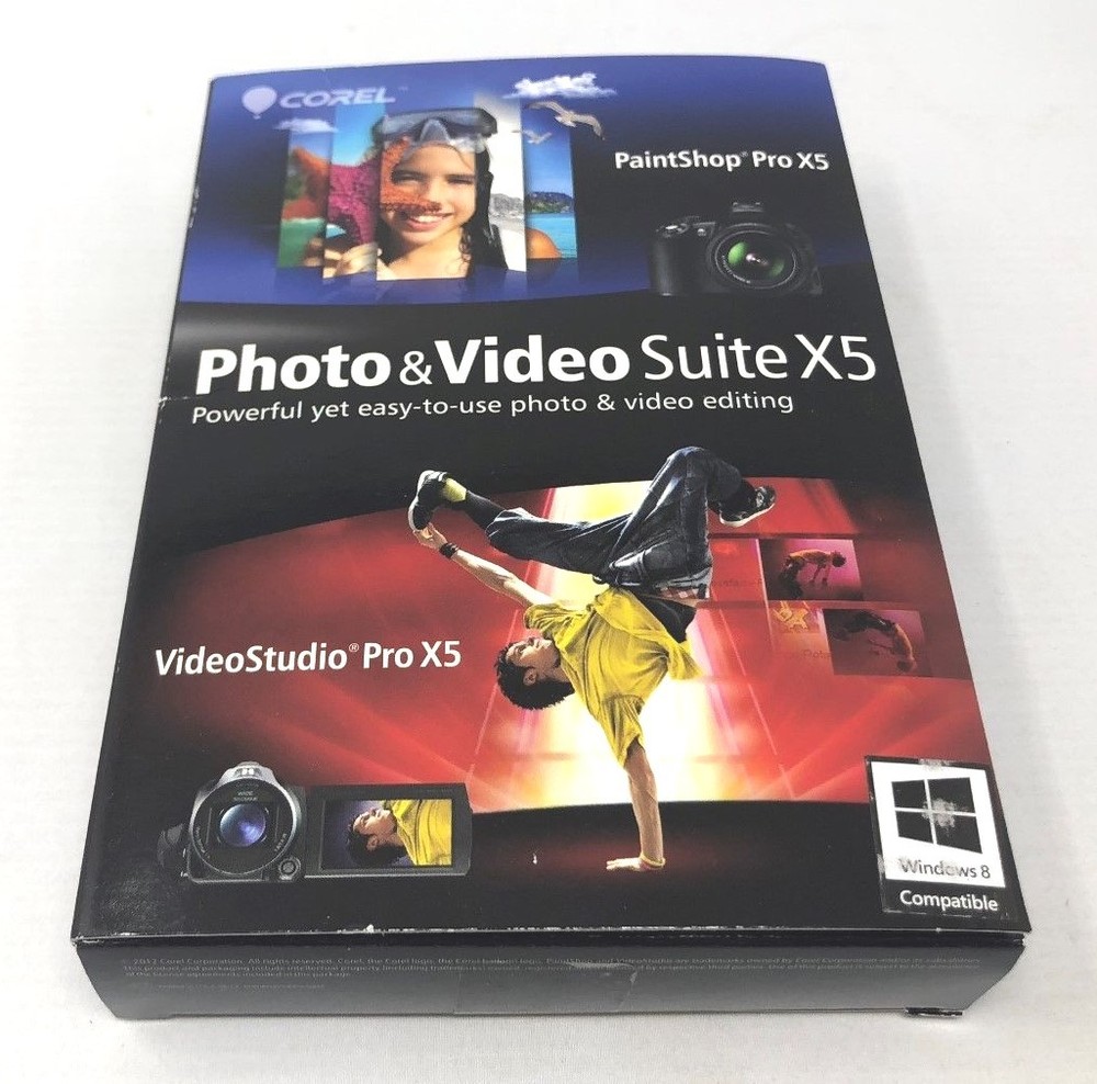 Corel Photo & Video Suite X5 PC - NEW -