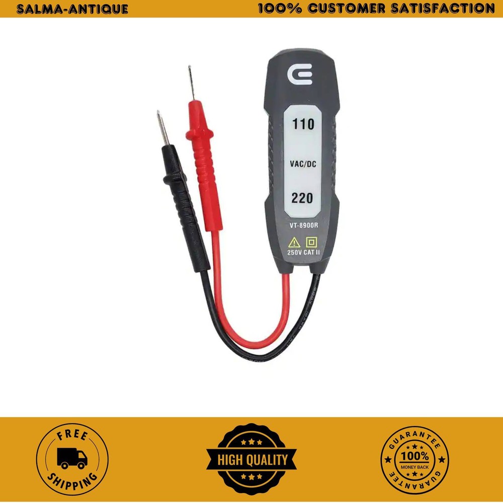 110-220-Volt AC/DC Voltage Tester - Test Electrical Circuits with Ease NEW