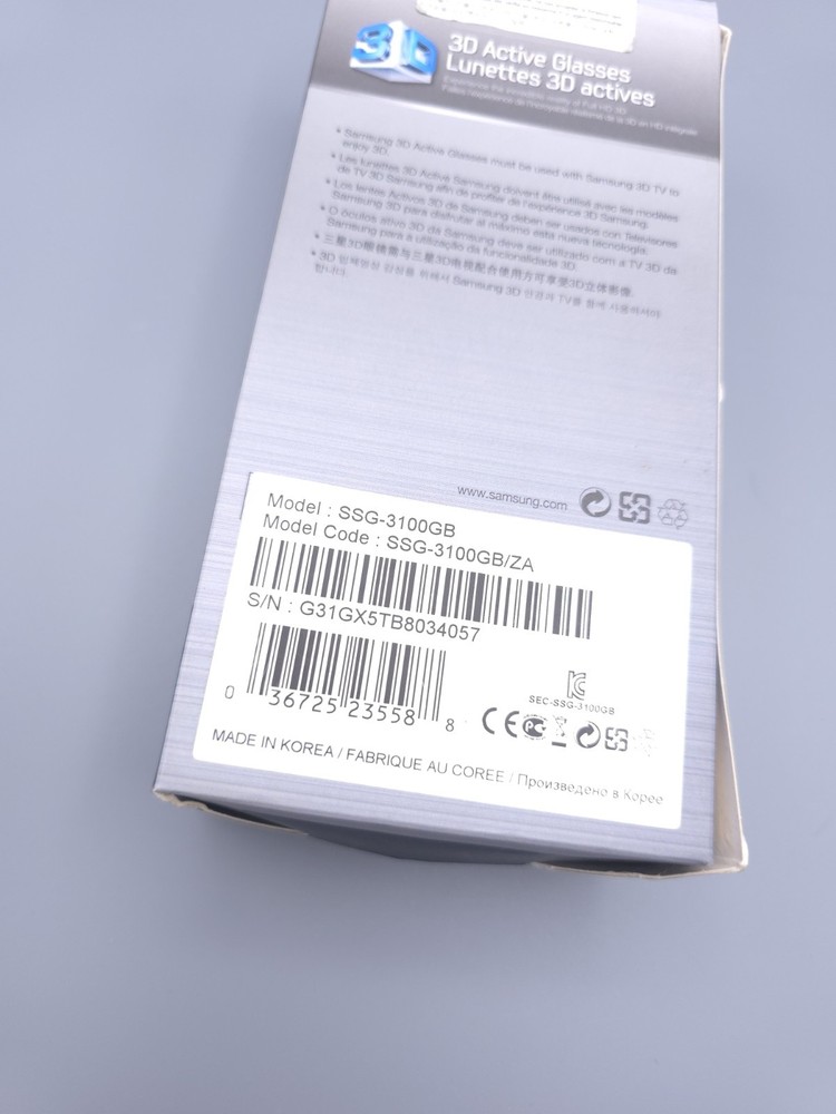 Samsung SSG-3100GB Active 3D Glasses