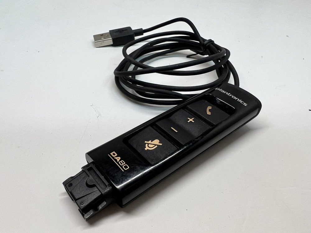 Plantronics DA80 USB Audio Processor Telephone Headset