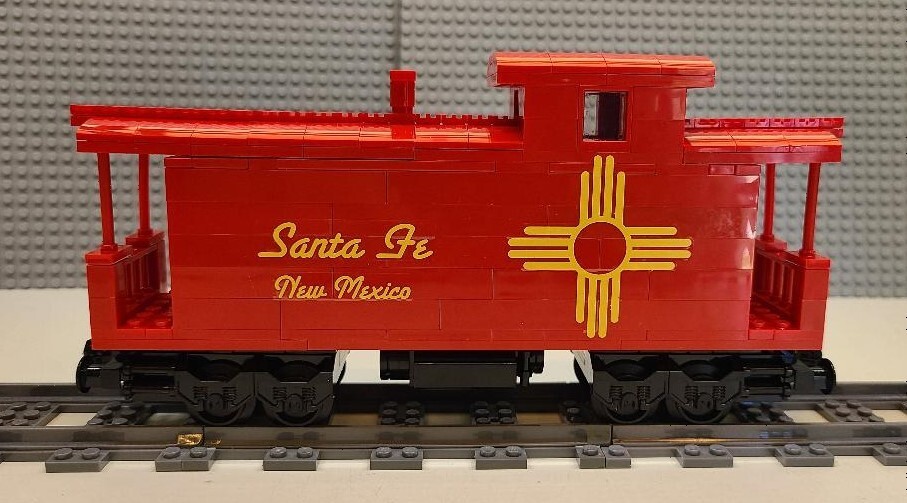 Custom Train Santa Fe 02 Caboose -Please Read Item Description-