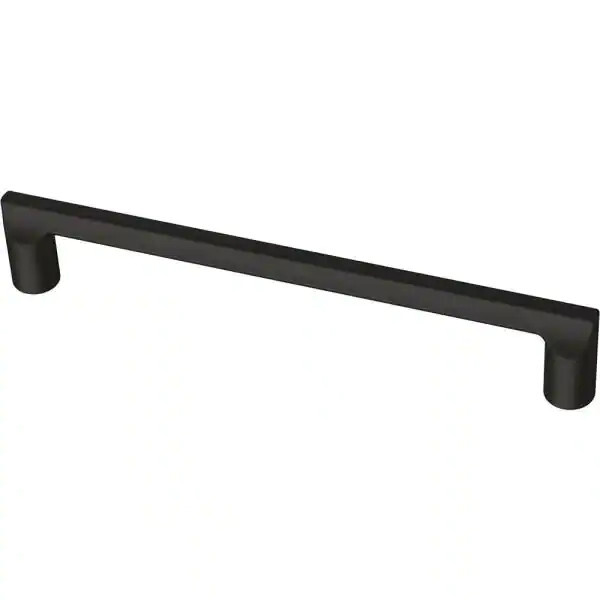 (5 Pack) 6-5/16 inch Modern Joinery Pull Flat Black