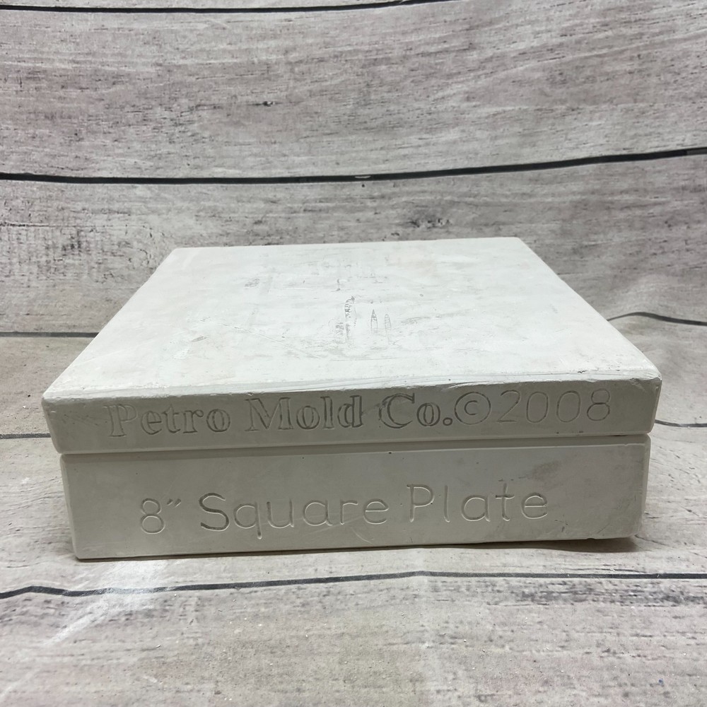 2008 Petro Mold Ceramic Casting Mold 8" Square Plate #CS160