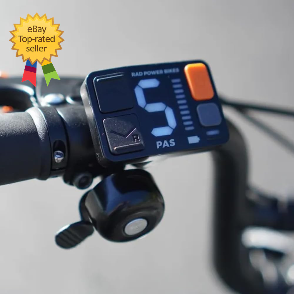 Rad Power LCD Display Meter 48V Ebike Speed Control Screen Panel with Waterproof