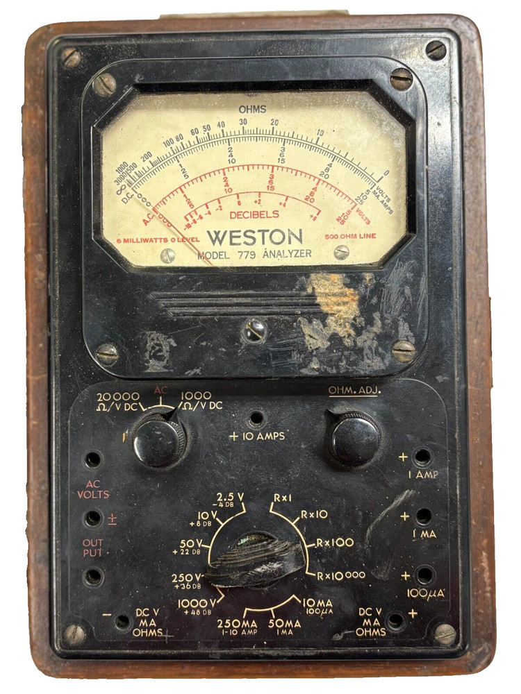 WESTON MODEL 779 ANALYZER VINTAGE