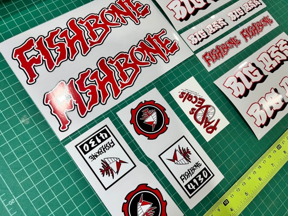 Fishbone Bmx sticker decals