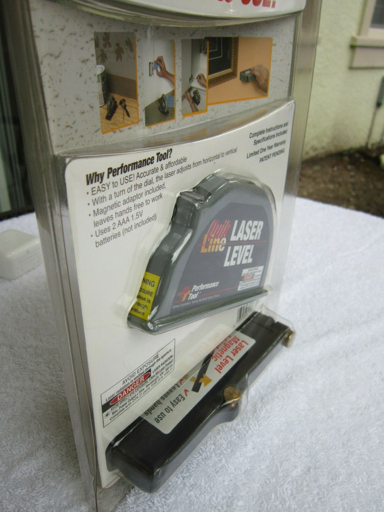 Performance Tool - Quik Line Laser Level - (Part # W5739)
