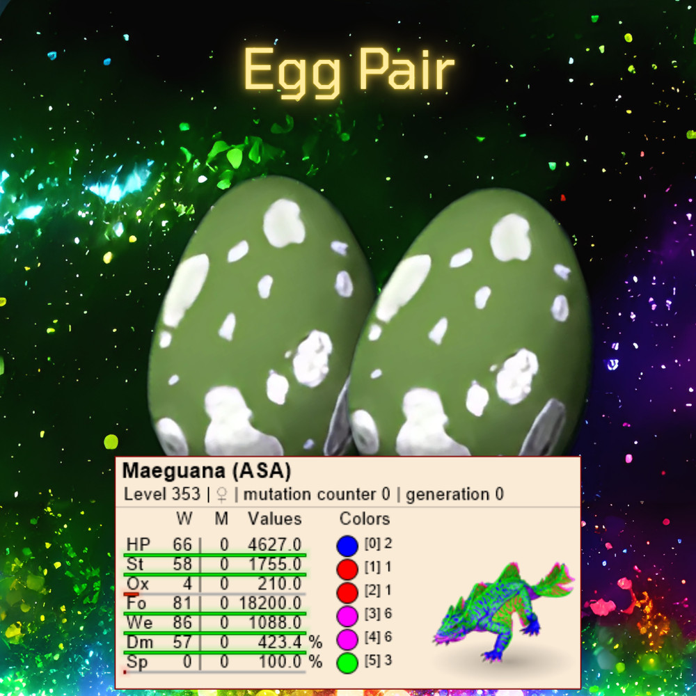 Ark ASA Rainbow Maeguanas PVE