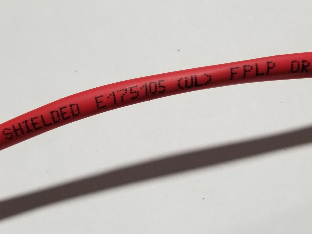 Southwire Genesis 4610 12/2C Solid Shielded Plenum Fire Alarm Cable Red /50ft