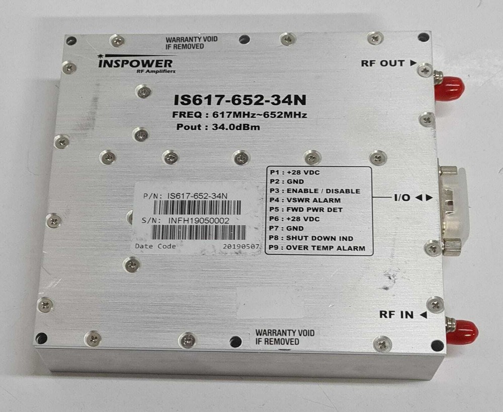 INSPOWER RF Amplifiers IS617-652-34N CELL