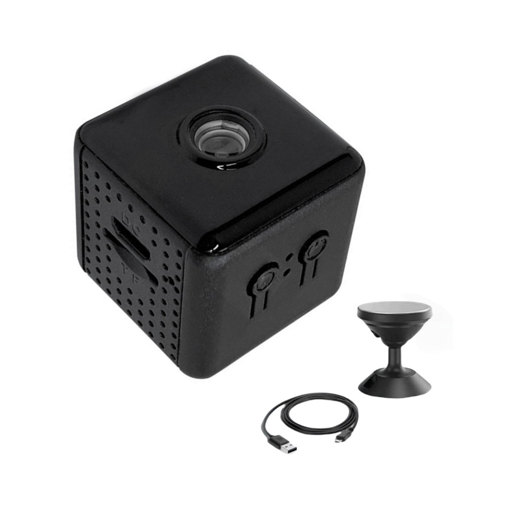 1080P HD Mini WiFi Camera w/Night Vision Motion Alert iOS Android Security Cam