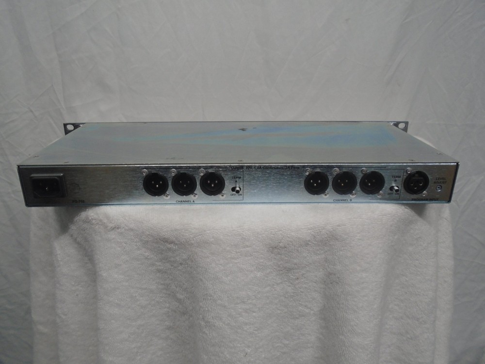 CLEAR COM 2 CHANNEL POWER SUPPLY PS-702 INTERCOM