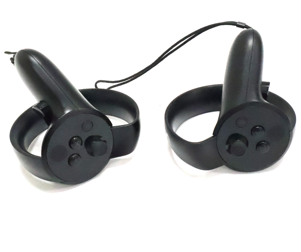 Meta Oculus Left & Right Pair Controllers Set Black For Quest 1