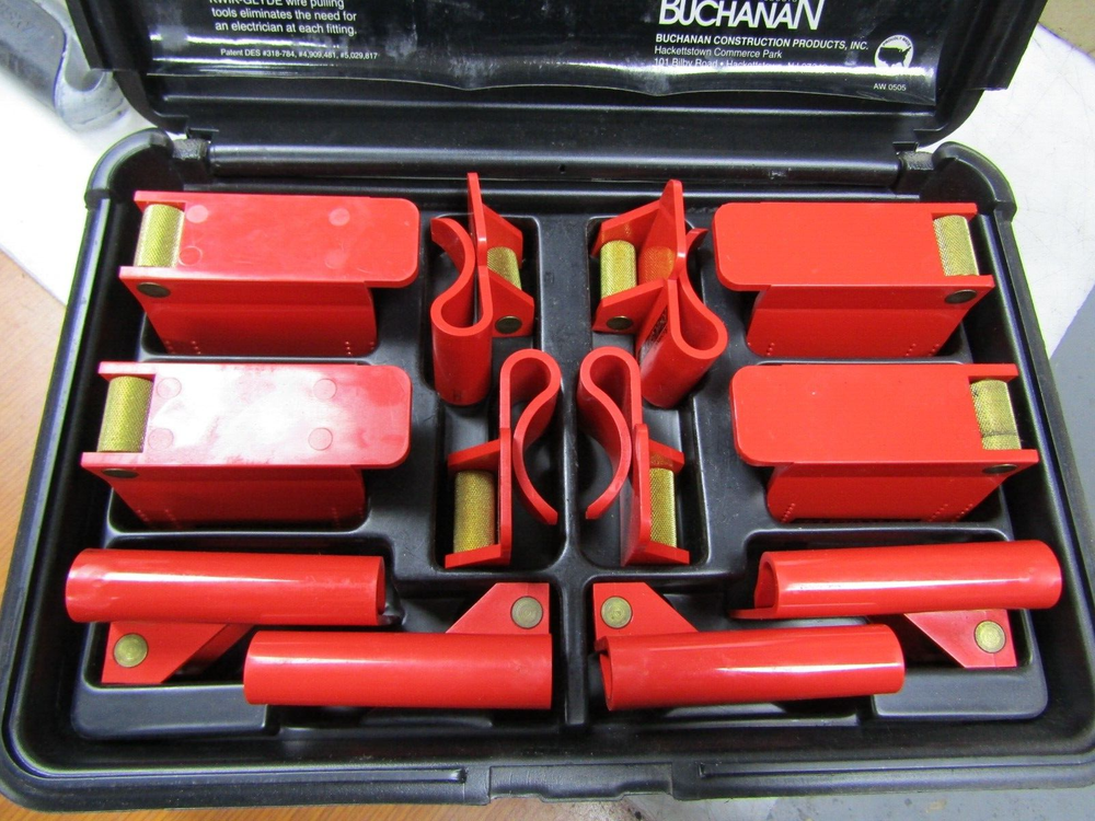 💥BUCHANAN KWIK-GLYDE WIRE PULLING TOOL SET #8AWG RED