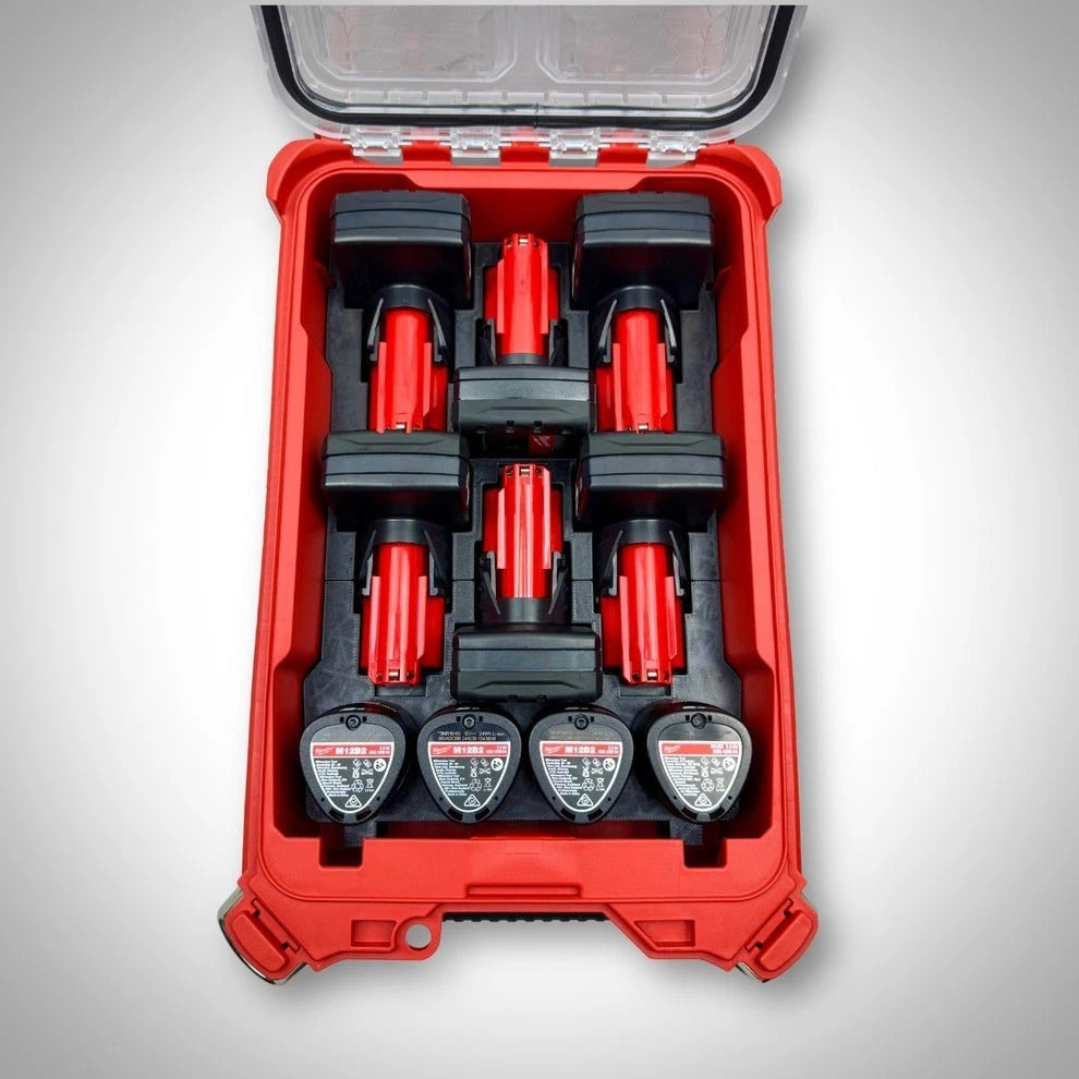 Milwaukee Compact Packout Organizer M12 Battery Storage Insert