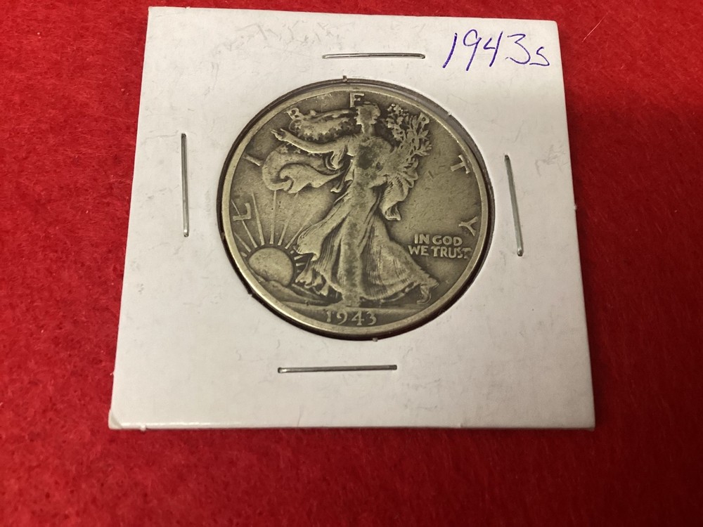 SILVER - 1943 S WALKING SILVER HALF DOLLAR - "NICE COIN"