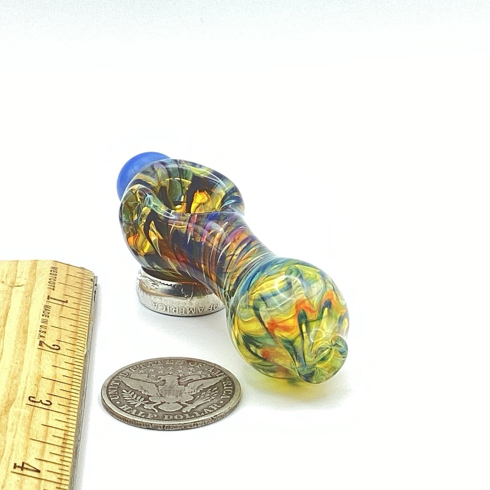 Glass Pipe Borosilicate RamblezMarblez Wrap & Rake