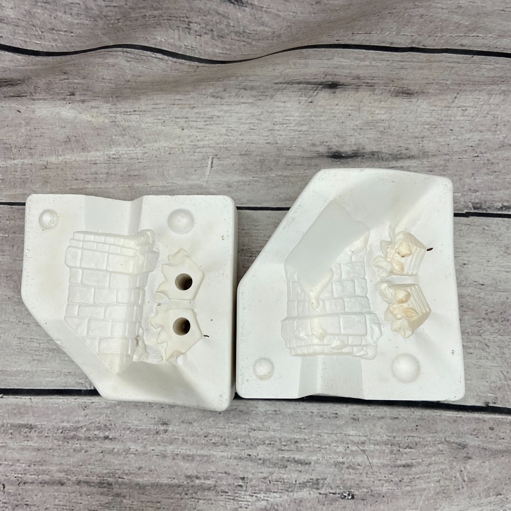 Provincial Ceramic Casting Mold Santa's Workshop #P-423