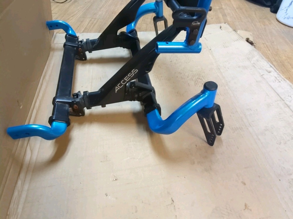 Quickie Access Manual Wheelchair Frame Blue