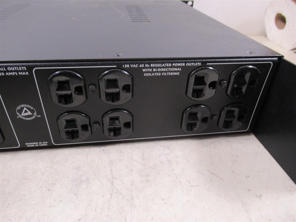 Furman Voltage Regulator AR-20 Series II Rack Mount Unit