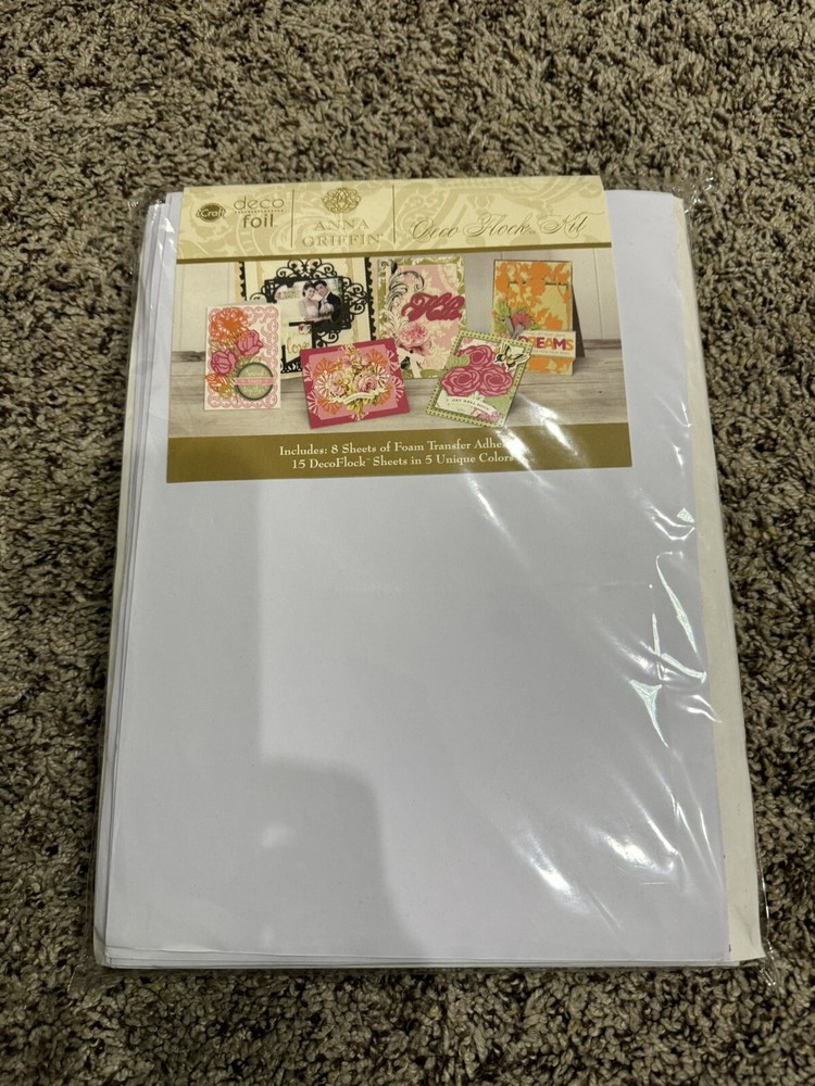 Anna Griffin Deco Flock Kit New 616034