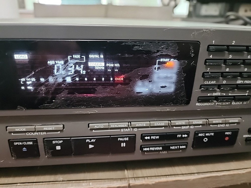 SONY PCM-2300 DAT Digital Audio Recorder Tested Working