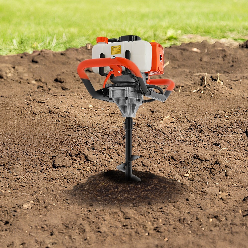 52cc 2Stroke Air-cooled Gas Powered Earth Auger Digging Machine Post Hole Digger