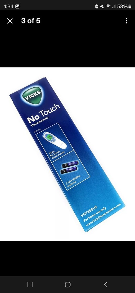 Vicks No-Touch 3-in-1 Thermometer