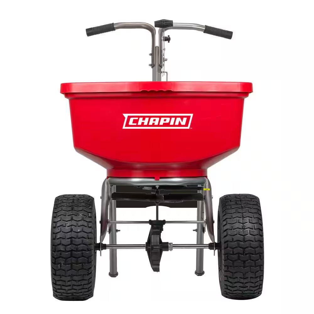 100 Lbs. Professional Spreader with Stainless Steel Frame