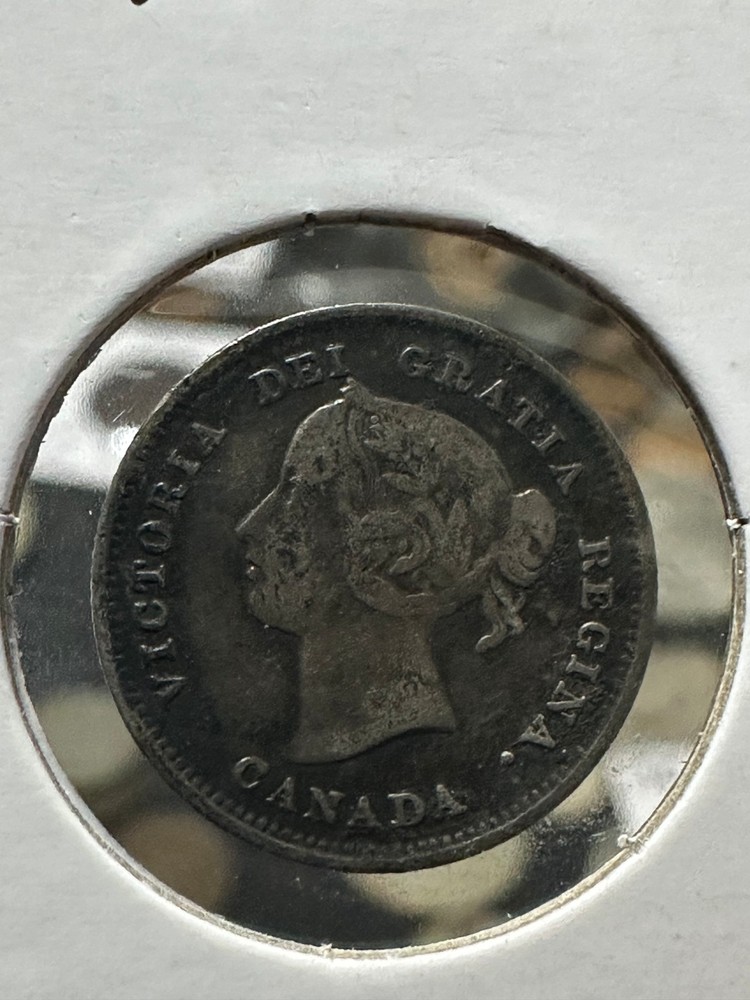 1889 Canada 5 Cents F+